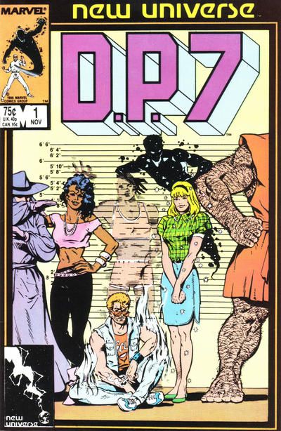 D.P.7 The Clinic |  Issue#1A | Year:1986 | Series: New Universe | Pub: Marvel Comics | Direct Edition
