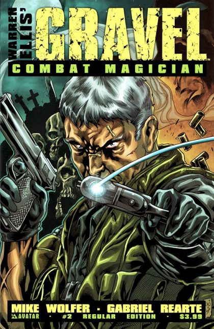 Gravel: Combat Magician  |  Issue#2A | Year:2014 | Series: Gravel | Pub: Avatar Press | Caanan White Regular Cover
