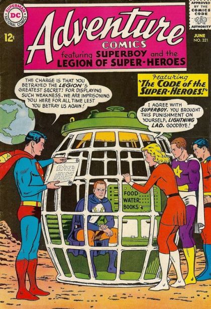 Adventure Comics, Vol. 1 The Code Of The Legion! / Clark Kent, Cub Reporter |  Issue#321 | Year:1964 | Series:  | Pub: DC Comics |
