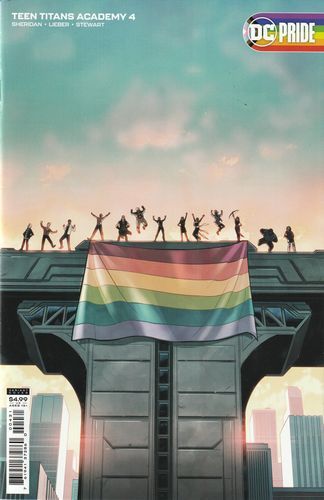 Teen Titans Academy X Marks the Spot! |  Issue#4C | Year:2021 | Series:  | Pub: DC Comics | Pride Month Variant Card Stock Cover by Stephen Byrne