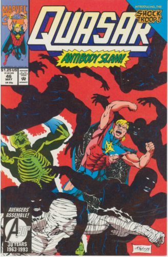 Quasar We Are The Shock Troop |  Issue#46 | Year:1993 | Series: Quasar | Pub: Marvel Comics |