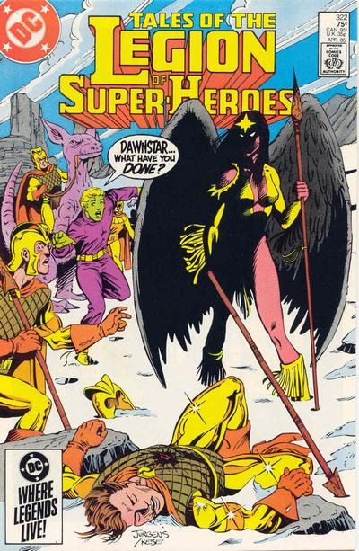 Tales of the Legion of Super-Heroes Lost Among The Missing |  Issue#322A | Year:1985 | Series: Legion of Super-Heroes | Pub: DC Comics | Direct Edition