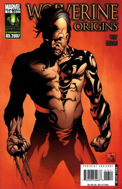 Wolverine: Origins Swift and Terrible, Part 3 |  Issue#13A | Year:2007 | Series: Wolverine | Pub: Marvel Comics | Joe Quesada Regular