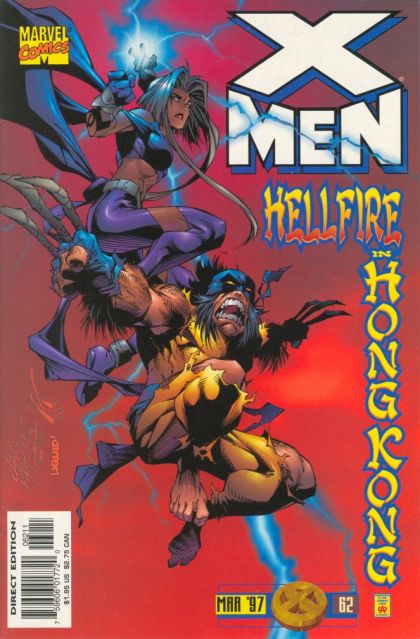 X-Men, Vol. 1 Games Of Deceit & Death, Part 1 |  Issue#62C | Year:1997 | Series: X-Men | Pub: Marvel Comics | Cover Variant