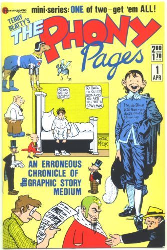 Terry Beatty's The Phony Pages Comic Strip Parodies |  Issue