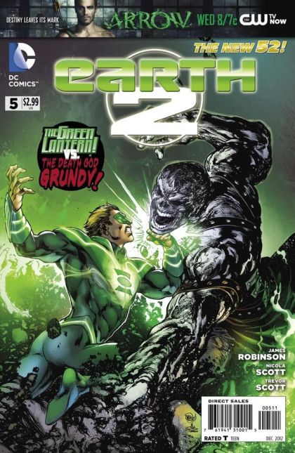 Earth 2 Welcome To The Grey! |  Issue#5A | Year:2012 | Series:  | Pub: DC Comics | Ivan Reis Regular Cover