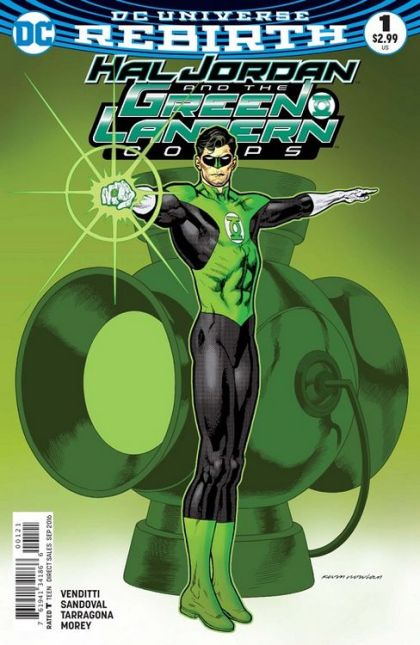 Hal Jordan and the Green Lantern Corps Sinestro's Law |  Issue#1B | Year:2016 | Series: Green Lantern | Pub: DC Comics | Kevin Nowlan Variant