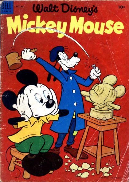 Mickey Mouse  |  Issue#35 | Year:1954 | Series: Mickey Mouse | Pub: Western Publishing Co. |