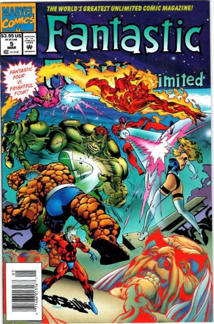 Fantastic Four Unlimited The Frightful Four |  Issue#5B | Year: | Series: Fantastic Four | Pub: Marvel Comics | Newsstand Edition