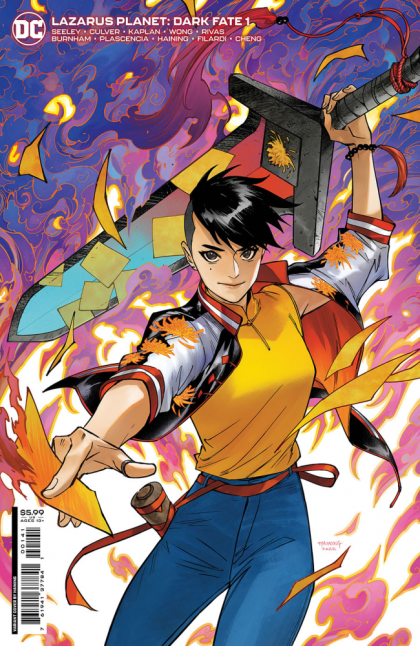 Lazarus Planet: Dark Fate Lazarus Planet - Whisper of the Moth / Storm Damaged / 8 Seconds of Still Force / The Envoy |  Issue#1D | Year:2023 | Series:  | Pub: DC Comics | Haining Variant