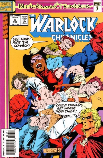 Warlock Chronicles Blood and Thunder - Part 3: Aftermath! |  Issue#6A | Year:1994 | Series: Warlock | Pub: Marvel Comics | Direct Edition
