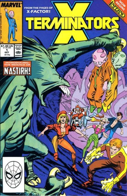 X-Terminators, Vol. 1 Inferno - Invasion Of The Baby-Snatchers |  Issue#1A | Year:1988 | Series: X-Men | Pub: Marvel Comics | Direct Edition