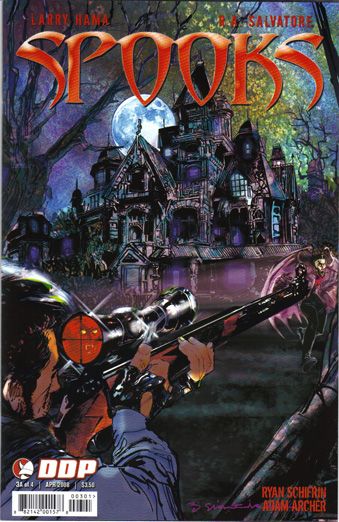 Spooks  |  Issue#3A | Year:2008 | Series:  | Pub: Devil's Due Publishing | Sienkiewicz Cover