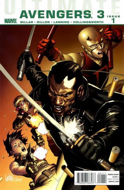 Ultimate Avengers 3 Blade versus the Avengers, Part One |  Issue#1A | Year:2010 | Series:  | Pub: Marvel Comics | Leinil Francis Yu Regular Cover