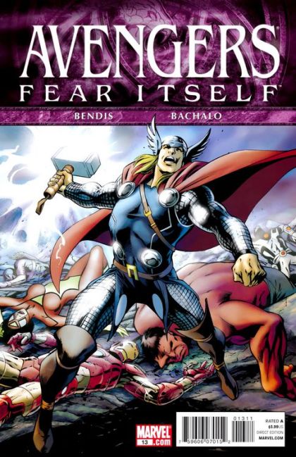 The Avengers, Vol. 4 Fear Itself  |  Issue#13A | Year:2011 | Series: Avengers | Pub: Marvel Comics | Alan Davis Regular Cover
