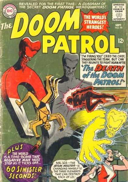 Doom Patrol, Vol. 1  |  Issue#98 | Year:1965 | Series: Doom Patrol | Pub: DC Comics |
