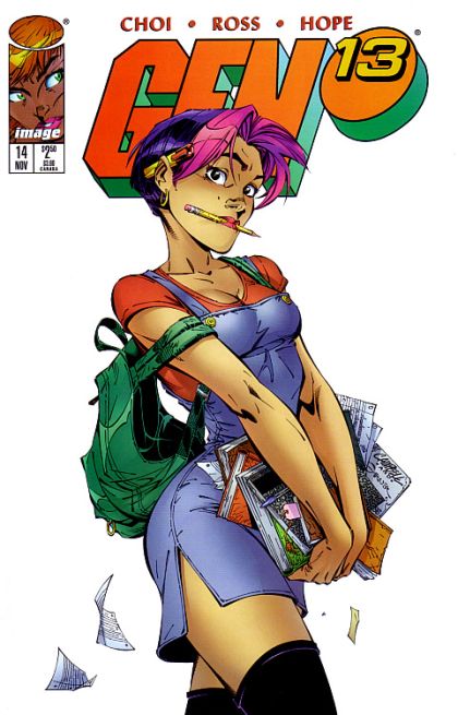 Gen 13, Vol. 2 (1995-2002) Higher Learning, Part 1 |  Issue#14A | Year:1996 | Series: Gen 13 | Pub: Image Comics | J. Scott Campbell Regular