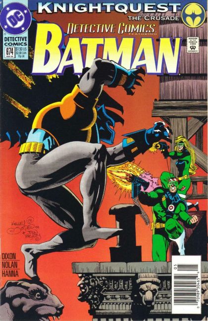 Detective Comics, Vol. 1 Knightquest: The Crusade - Out-Gunned |  Issue#674B | Year:1994 | Series: Detective Comics | Pub: DC Comics |