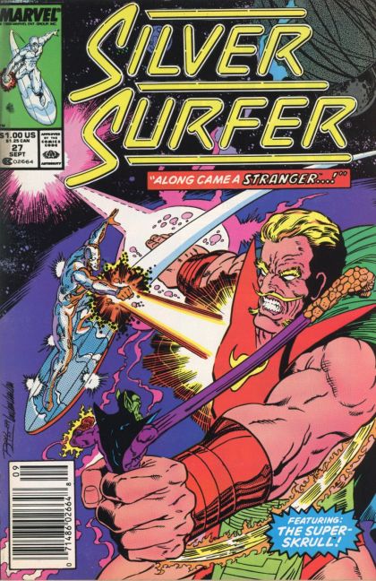 Silver Surfer, Vol. 3 The R Complex |  Issue#27B | Year:1989 | Series: Silver Surfer | Pub: Marvel Comics | Newsstand Edition