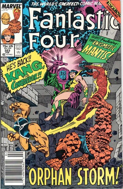 Fantastic Four, Vol. 1 Inferno - Orphan Of The Storm! |  Issue#323B | Year:1989 | Series: Fantastic Four | Pub: Marvel Comics | Newsstand Edition