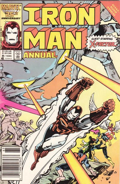 Iron Man Annual When Innocence Dies! |  Issue#8B | Year:1986 | Series: Iron Man | Pub: Marvel Comics | Newsstand Edition
