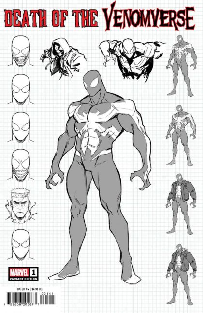 Death of the Venomverse  |  Issue#1D | Year:2023 | Series:  | Pub: Marvel Comics | Iban Coello Variant