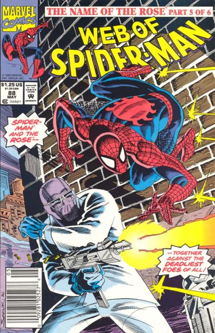 Web of Spider-Man, Vol. 1 The Name Of The Rose, Part 5: The King Makers |  Issue#88B | Year:1992 | Series: Spider-Man | Pub: Marvel Comics | Newsstand Edition
