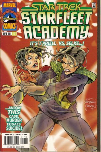 Star Trek: Starfleet Academy, Vol. 1 Culture Clash |  Issue#17A | Year:1998 | Series: Star Trek | Pub: Marvel Comics | Direct Edition