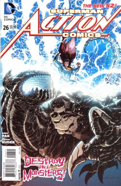 Action Comics, Vol. 2 Monster |  Issue#26A | Year:2013 | Series: Superman | Pub: DC Comics | Regular Aaron Kuder Cover
