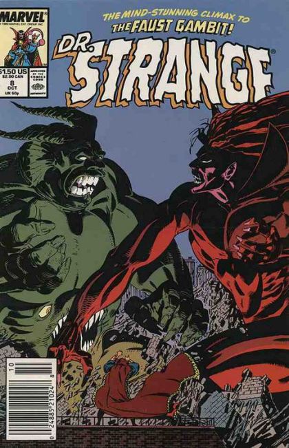 Doctor Strange: Sorcerer Supreme, Vol. 1 The Faust Gambit, Part 4: Mephisto Waltz With Satannish Verses |  Issue#8 | Year:1989 | Series: Doctor Strange | Pub: Marvel Comics |