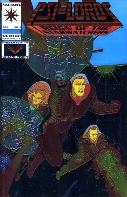 Psi-Lords Postcard Form Olympus |  Issue#1A | Year:1994 | Series: Psi-Lords | Pub: Valiant Entertainment | First Printing, With Postcard from Olympus