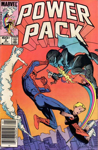 Power Pack, Vol. 1 Secrets |  Issue#6B | Year:1985 | Series: Power Pack | Pub: Marvel Comics | Newsstand Edition