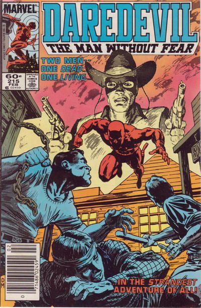 Daredevil, Vol. 1 Prophecy |  Issue#215B | Year:1985 | Series: Daredevil | Pub: Marvel Comics | Newsstand Edition