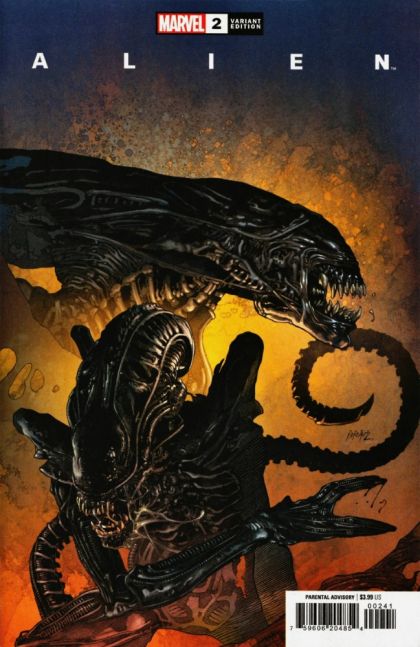 Alien, Vol. 2 (Marvel Comics) Icarus, Icarus |  Issue#2D | Year:2022 | Series:  | Pub: Marvel Comics | Andy Brase & Rain Beredo Variant Cover