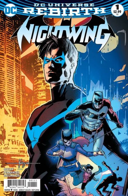 Nightwing, Vol. 4 Better Than Batman, Part 1 |  Issue#1A | Year:2016 | Series: Nightwing | Pub: DC Comics | Javier Fernández Regular