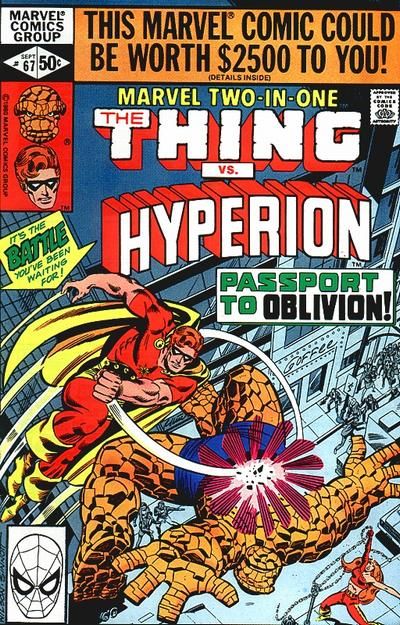 Marvel Two-In-One, Vol. 1 Passport To Oblivion! |  Issue#67A | Year:1980 | Series: Marvel Two-In-One | Pub: Marvel Comics | Direct Edition