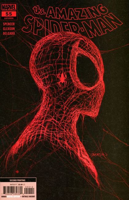The Amazing Spider-Man, Vol. 5 Last Remains, Part 6 |  Issue#55G | Year:2021 | Series: Spider-Man | Pub: Marvel Comics | 2nd Printing Patrick Gleason Variant