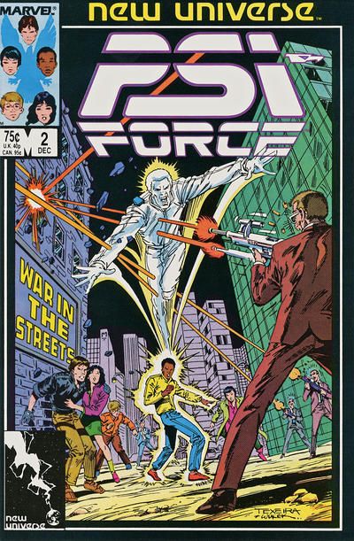 Psi Force "Sanctuary" |  Issue#2A | Year:1986 | Series: New Universe | Pub: Marvel Comics | Direct Edition