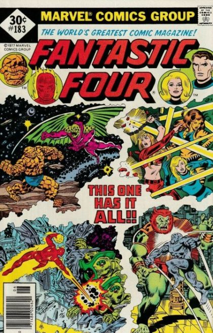 Fantastic Four, Vol. 1 Battleground: The Baxter Building |  Issue#183A | Year:1977 | Series: Fantastic Four | Pub: Marvel Comics | Whitman Variant