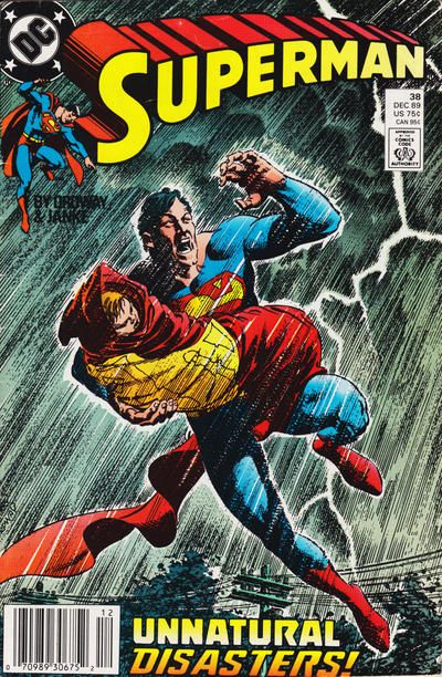 Superman, Vol. 2 Unnatural Disasters |  Issue#38B | Year:1989 | Series: Superman | Pub: DC Comics | Newsstand Edition