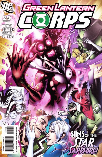 Green Lantern Corps, Vol. 1 Sins of the Star Sapphire, Part One: Love on the Air |  Issue#29 | Year:2008 | Series: Green Lantern | Pub: DC Comics | Patrick Gleason Regular