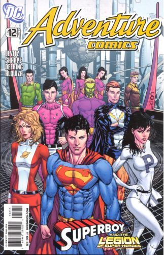 Adventure Comics, Vol. 3 Playing Hooky |  Issue#12(515)-A | Year:2010 | Series:  | Pub: DC Comics | Scott Clark & David Beaty Regular Cover