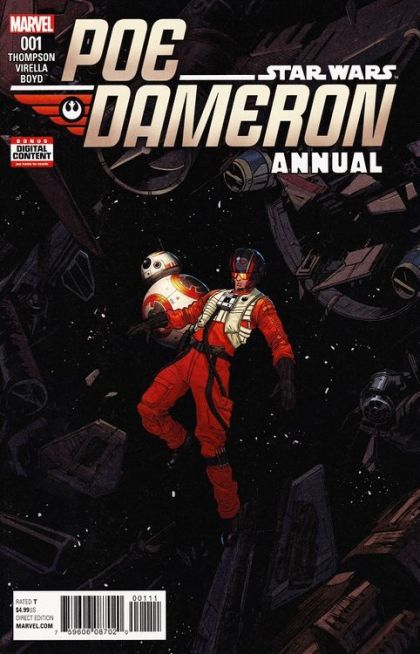 Poe Dameron Annual Annual |  Issue#1A | Year:2017 | Series:  | Pub: Marvel Comics | Regular Dan Mora Cover