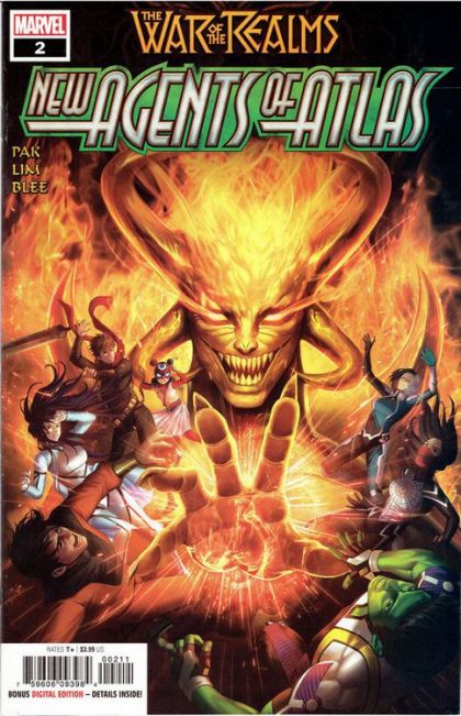 War of the Realms: New Agents of Atlas War of the Realms - Fire and Ice |  Issue#2A | Year:2019 | Series:  | Pub: Marvel Comics | Woo Dae Shim Regular