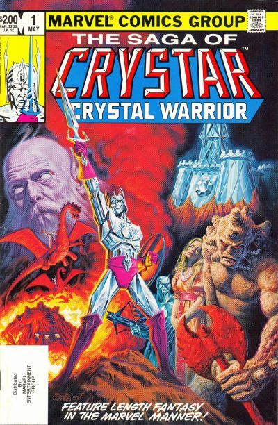 The Saga of Crystar, Crystal Warrior The Sundered Throne |  Issue#1A | Year:1983 | Series:  | Pub: Marvel Comics | Direct Edition