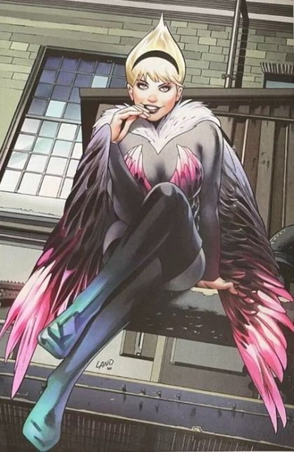 Spider-Gwen: Shadow Clones  |  Issue#5E | Year:2023 | Series: Spider-Gwen | Pub: Marvel Comics | Greg Land Incentive Virgin Variant (1:100)