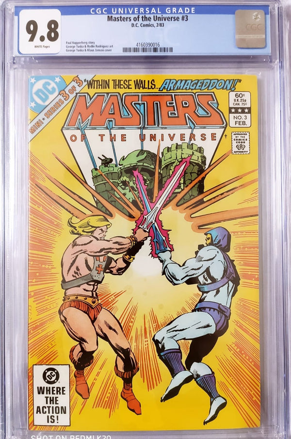 MASTERS OF THE UNIVERSE #3 CGC 9.8 (GRADED SLABS)