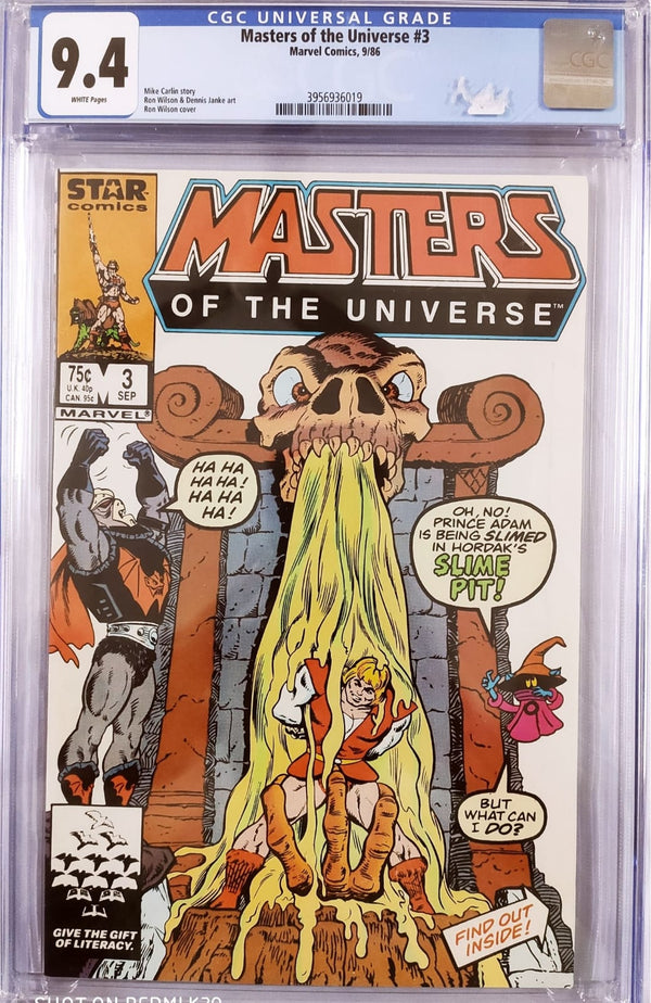 MASTERS OF THE UNIVERSE #3 CGC 9.4 (GRADED SLABS)