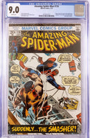 AMAZING SPIDER-MAN #116 CGC 9.0 (GRADED SLABS) ADJUSTS STORY FROM MAGAZINE #1 BY STANLEE