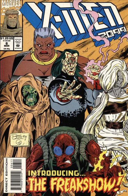 X-Men 2099 Freakshow |  Issue#6A | Year:1994 | Series: X-Men | Pub: Marvel Comics | Direct Edition